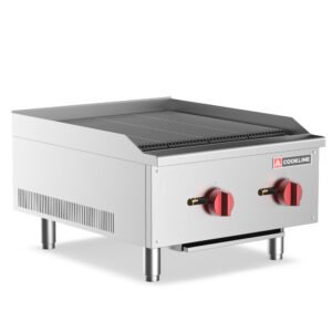 Cookline CCB-24 24" Gas Countertop Radiant Charbroiler - 60,000 BTU
