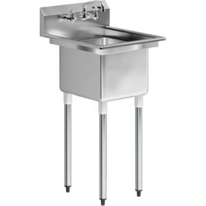 One Compartment Laundry Utility Room Mop Sinks with Faucet