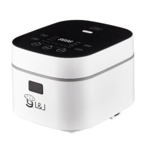 L&J QS-A03G 6-Cup Commercial Rice Cooker and Warmer, 16 Settings