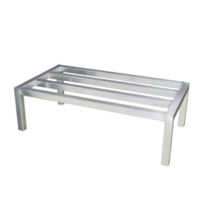Thunder Group ALDN2036 20" x 36" x 12", Heavy-Duty Dunnage Rack, Aluminum, 1,500 lb Capacity, NSF
