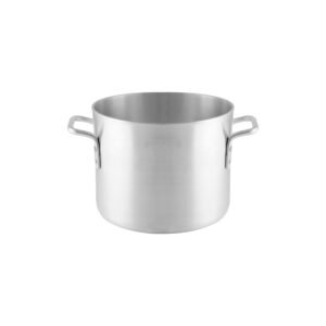 Thunder Group ALSKSP602 12 qt, 10-1/2" Diameter x 9-1/2" Height, Riveted Handle Stock Pot, Aluminum, 6mm Wall Thickness
