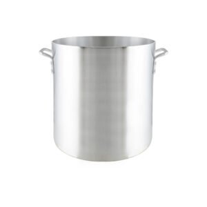 Thunder Group ALSKSP610 80 qt, 19-1/4" Diameter x 17" Height, Riveted Handle Stock Pot, Aluminum, 6mm Wall Thickness