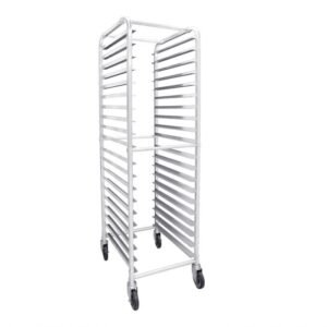 Thunder Group ALSPR020 20-Tier Aluminum Sheet Pan Rack with Casters
