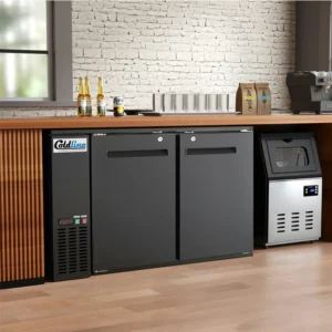 CBB-60-T 60″ Underbar Swing Solid Door Back Bar Cooler