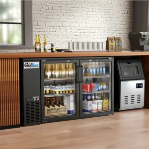 CBB-60G-T 60" Underbar Swing Glass Door Back Bar Cooler