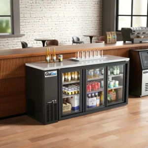 CBB-72G-SL 72″ Sliding Glass Door Back Bar Cooler