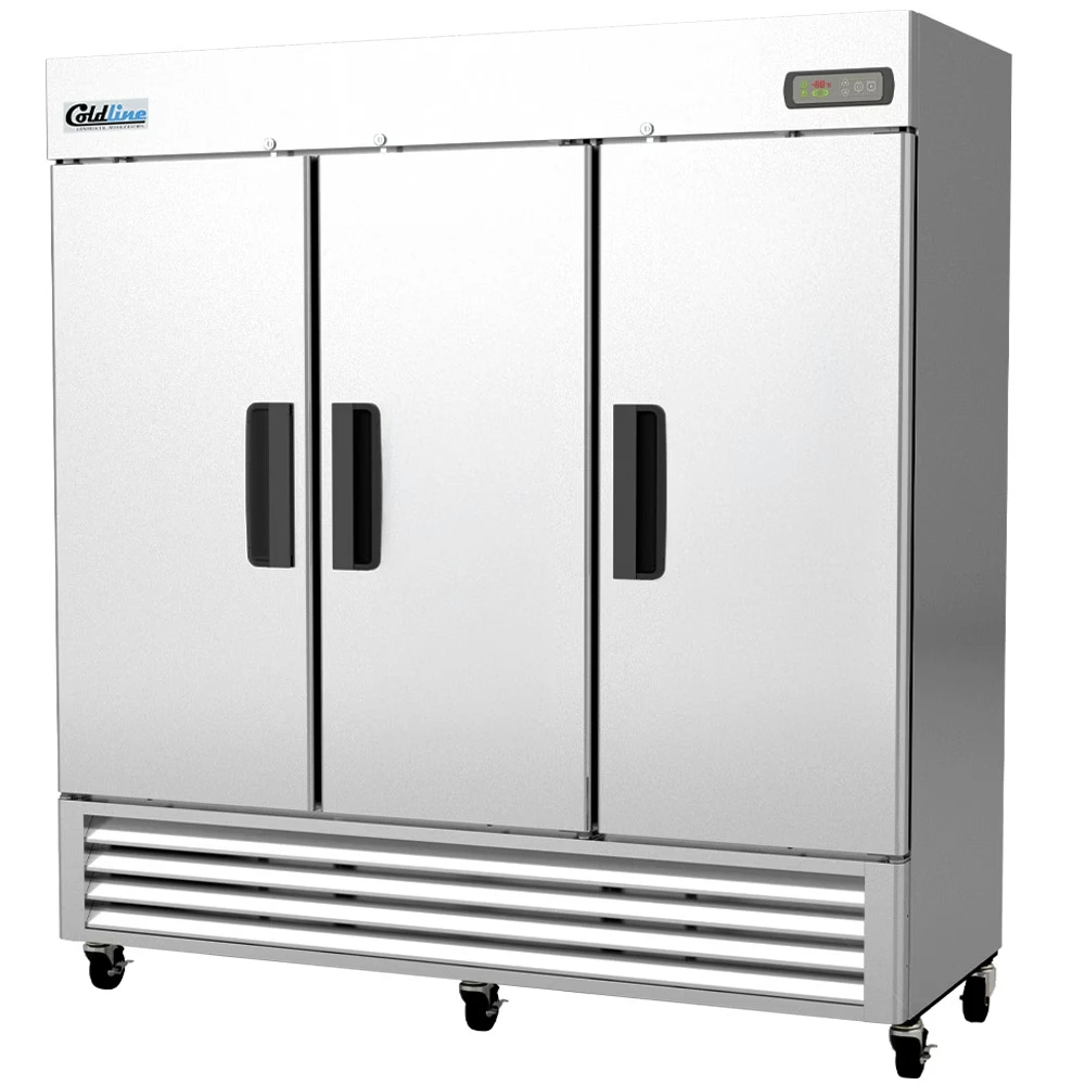 Coldline C-3FK 78″ Commercial Reach-In Freezer