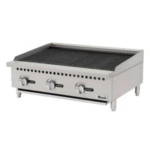 Migali C-CR36 36" Gas Char-Rock Broiler - 105,000 BTU
