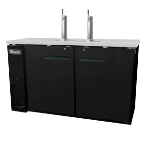 Migali C-DD60-2-HC DD60" Direct Draw Beer Dispenser - 2 Towers