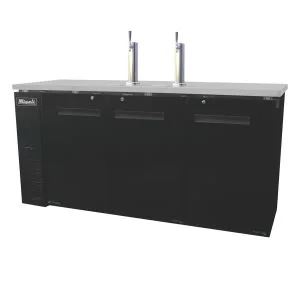 Migali C-DD72-3-HC DD72" Direct Draw Beer Dispenser - 3 Towers