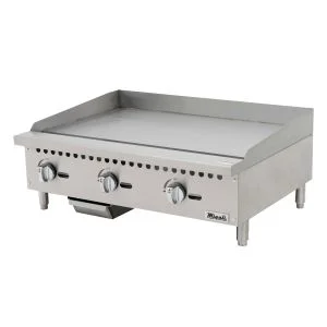 Migali C-G36 36" Gas Griddle, Manual Control - 90,000 BTU