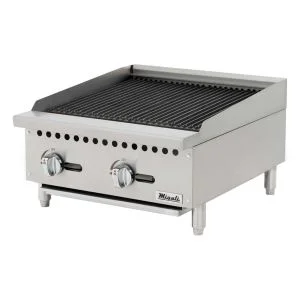 Migali C-RB24 24" Gas Radiant Charbroiler - 70,000 BTU