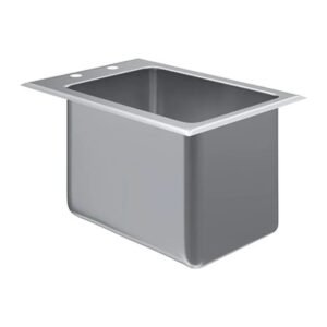 Stainless Steel 1, 2 and 3 Compartment Drop-In Sinks