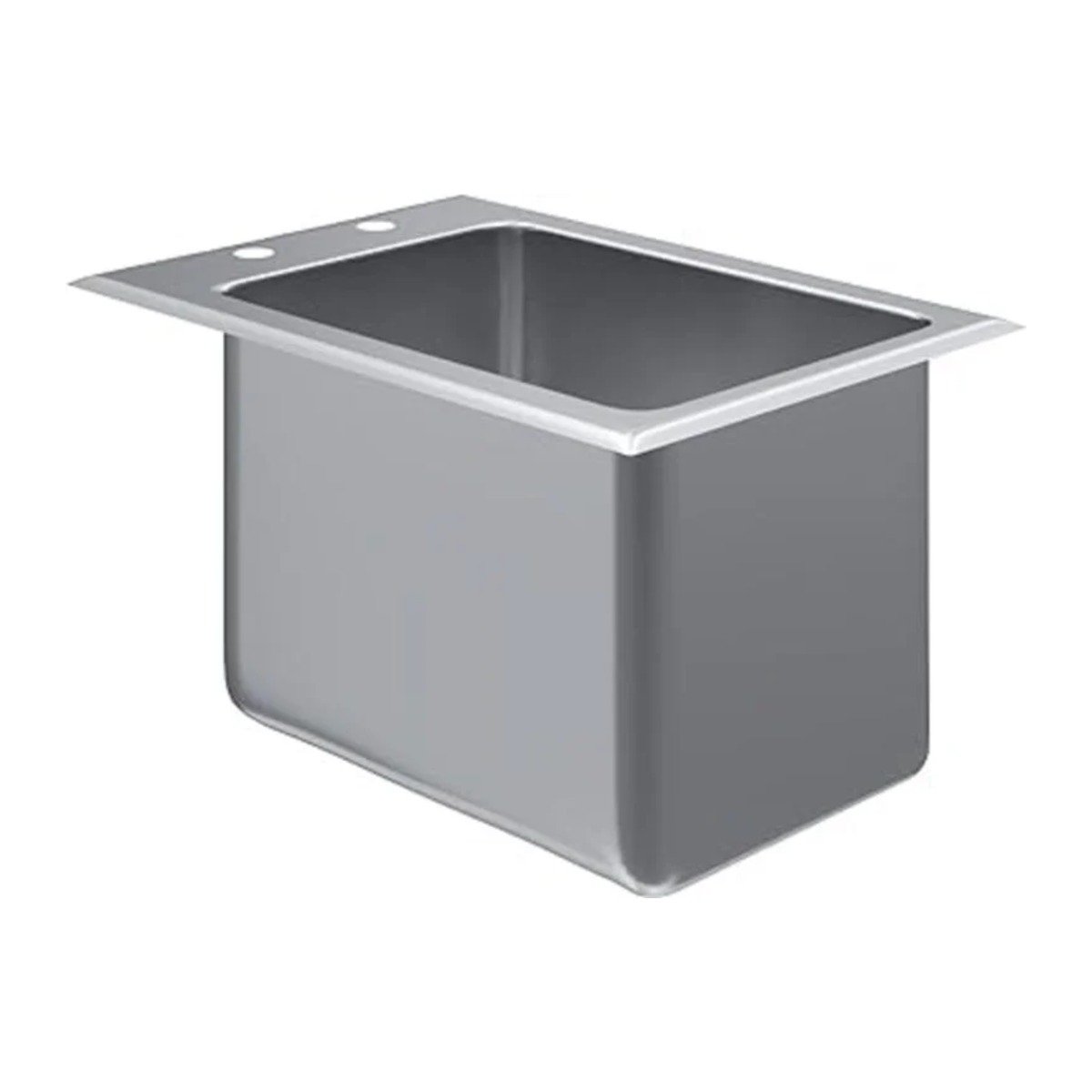 Stainless Steel 1, 2 and 3 Compartment Drop-In Sinks