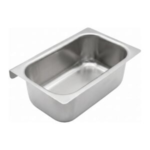 Stainless Steel Hood Grease Cup, 6 3/4 in. x 4 1/4 in. x 2 1/2 in. Grease Collector for Commercial Kitchen Vent Hoods