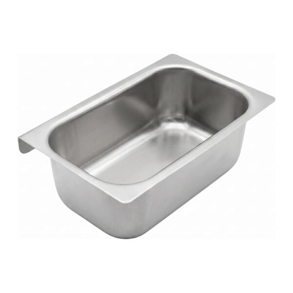 Stainless Steel Hood Grease Cup, 6 3/4 in. x 4 1/4 in. x 2 1/2 in. Grease Collector for Commercial Kitchen Vent Hoods