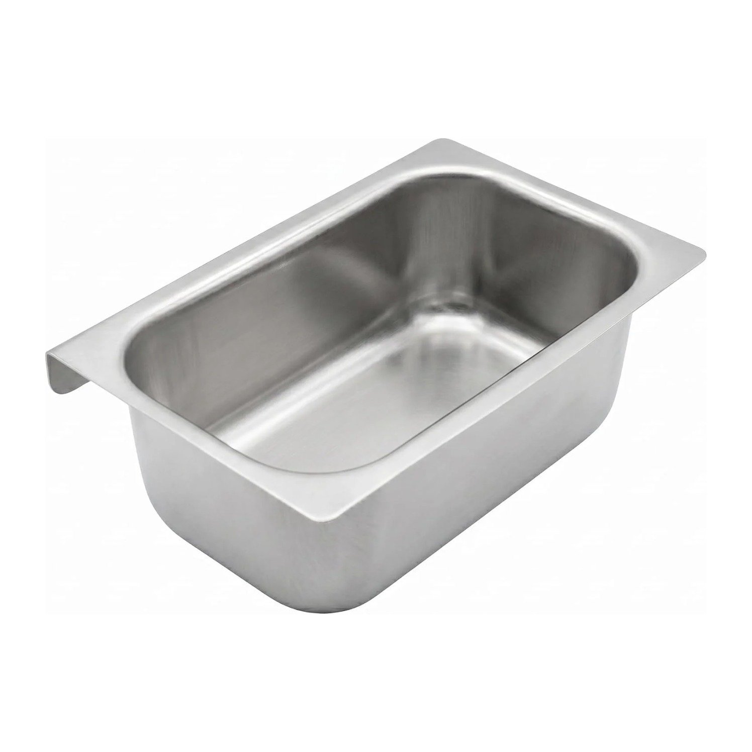 Stainless Steel Hood Grease Cup, 6 3/4 in. x 4 1/4 in. x 2 1/2 in. Grease Collector for Commercial Kitchen Vent Hoods
