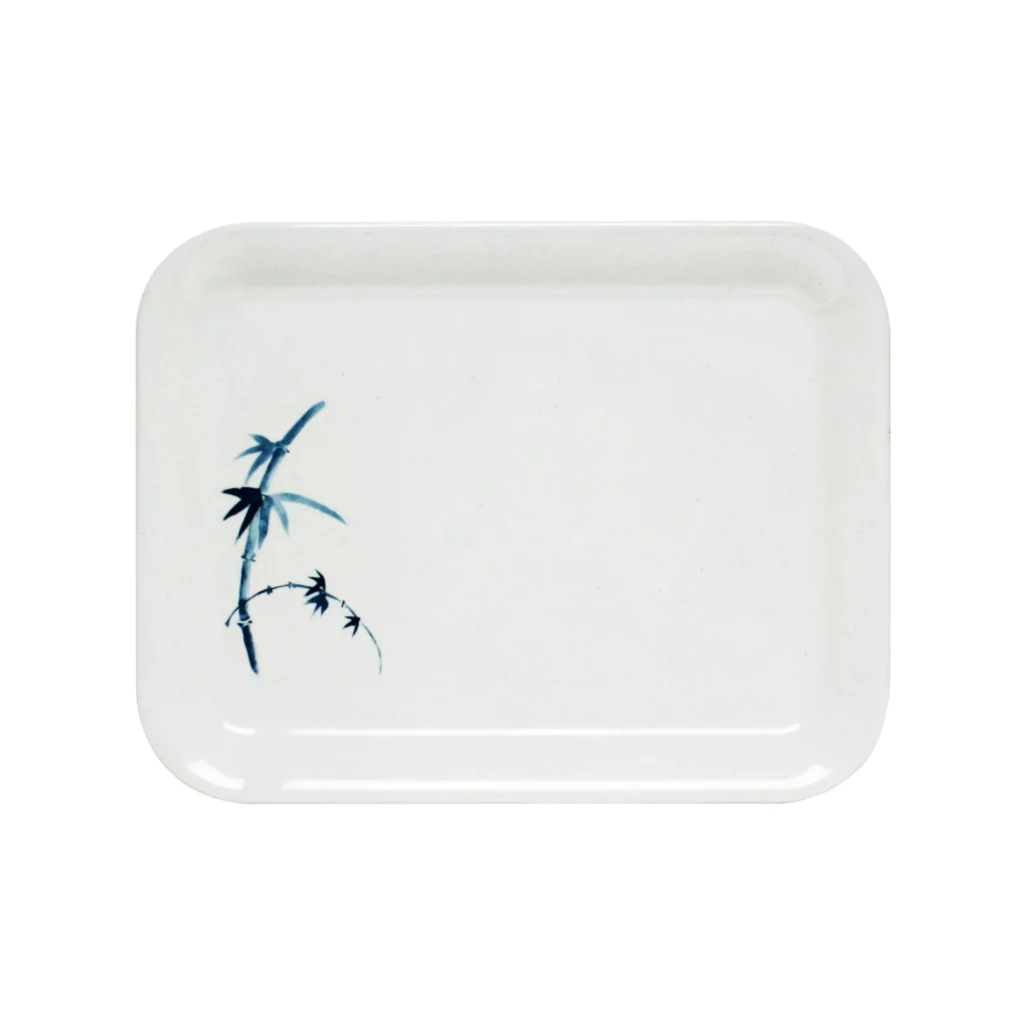 Thunder Group 0903BB 17" x 12-5/8" x 1", Tray, Blue Bamboo Melamine - Dozen (12 pieces)