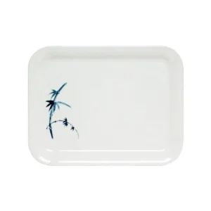 Thunder Group 0903BB 17" x 12-5/8" x 1", Tray, Blue Bamboo Melamine - Dozen (12 pieces)