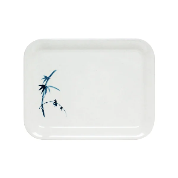 Thunder Group 0903BB 17" x 12-5/8" x 1", Tray, Blue Bamboo Melamine - Dozen (12 pieces)