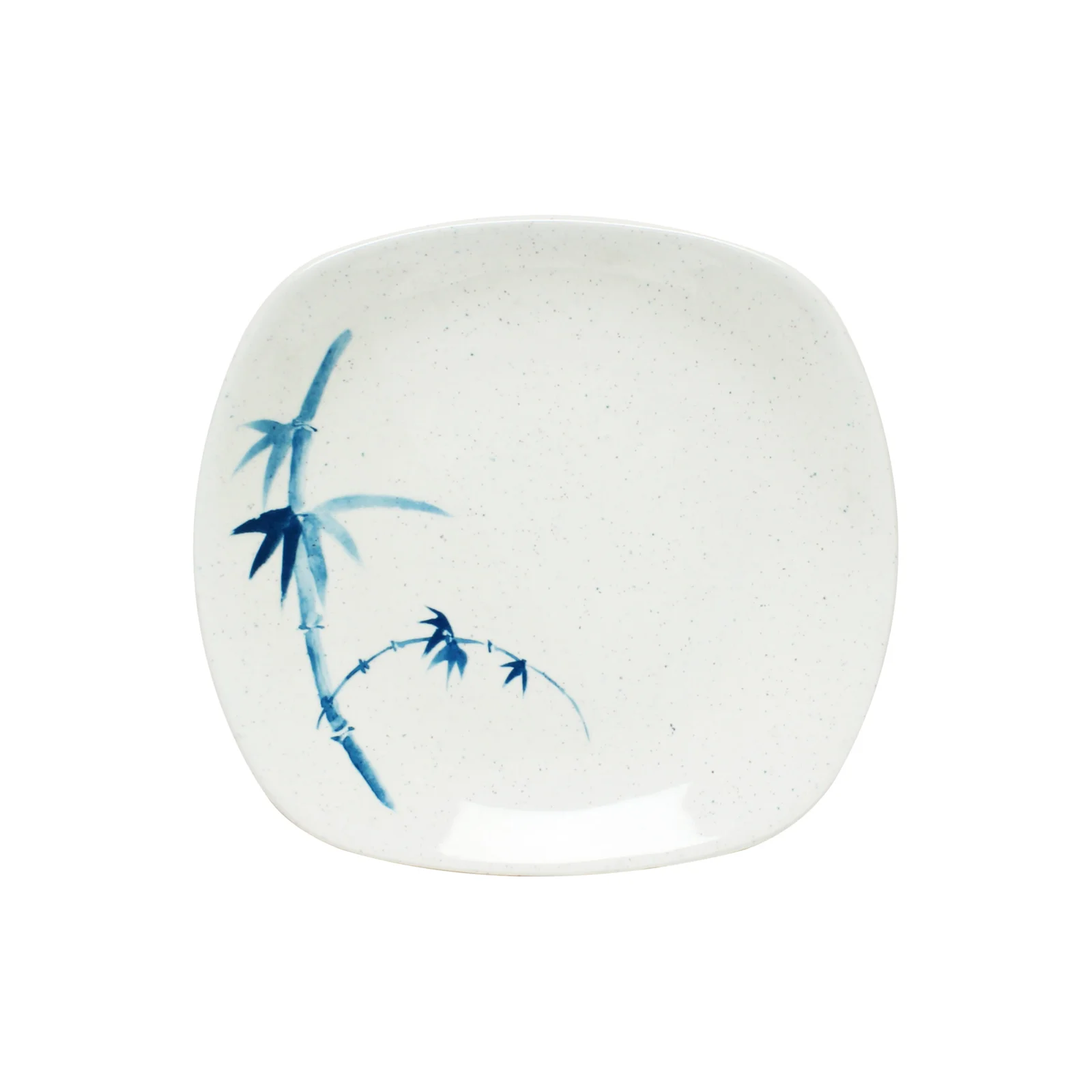 Thunder Group 1203BB 6" x 5-1/2" x 3/4", Oblong Platter, Blue Bamboo Melamine - Dozen (12 pieces)