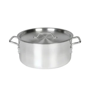 Thunder Group ALSKBP001 8 qt, 11-1/2" Diameter x 5-1/2" Height with 1-3/4" Pot Handle, Lid Size: 11-3/4" Diameter x 3/8" Thickness wi