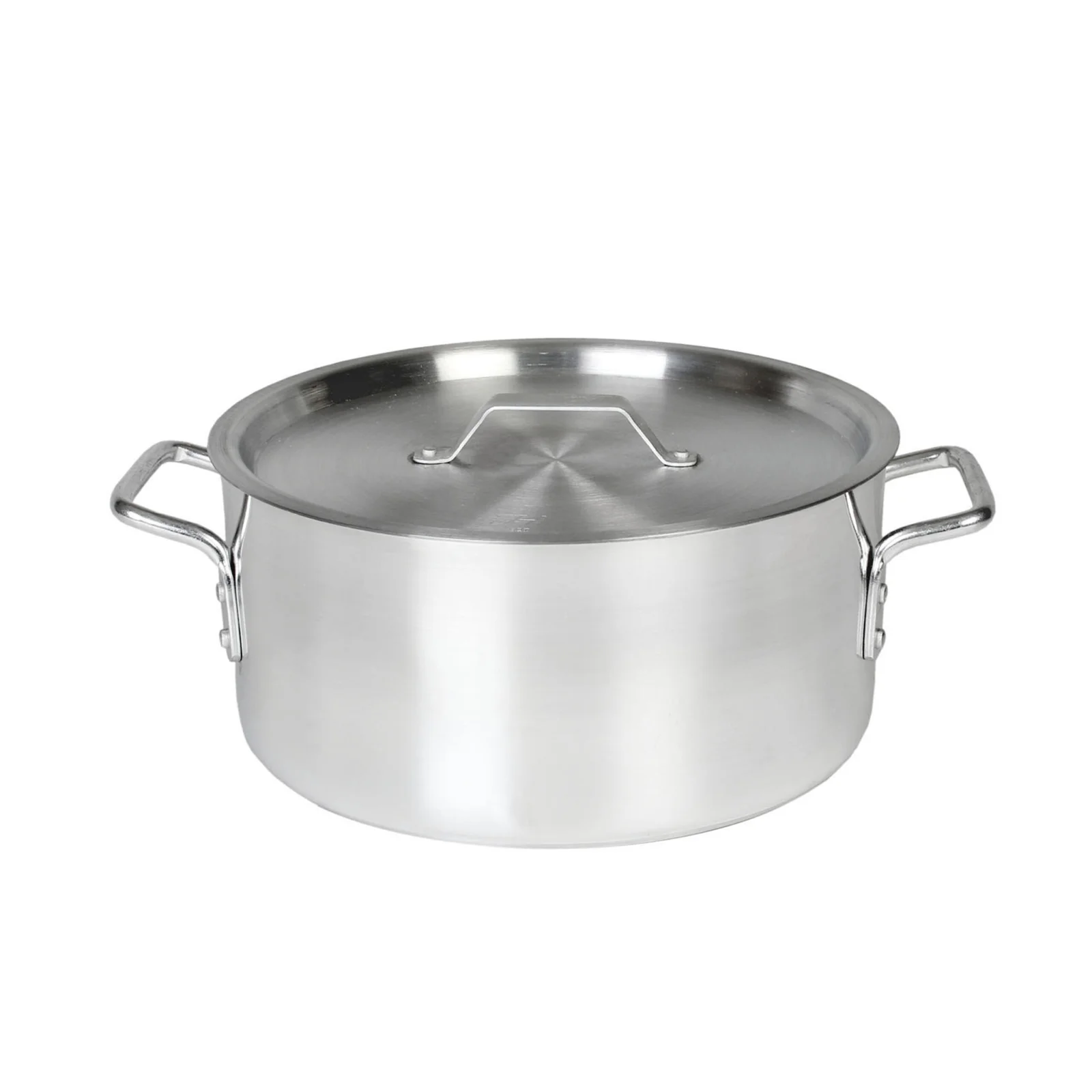 Thunder Group ALSKBP001 8 qt, 11-1/2" Diameter x 5-1/2" Height with 1-3/4" Pot Handle, Lid Size: 11-3/4" Diameter x 3/8" Thickness wi
