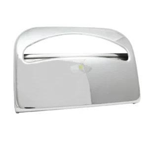 Thunder Group CRTSCD3812 16" x 11-1/2" x 3", Half Fold Toilet Seat Cover Dispenser, Chrome Metal