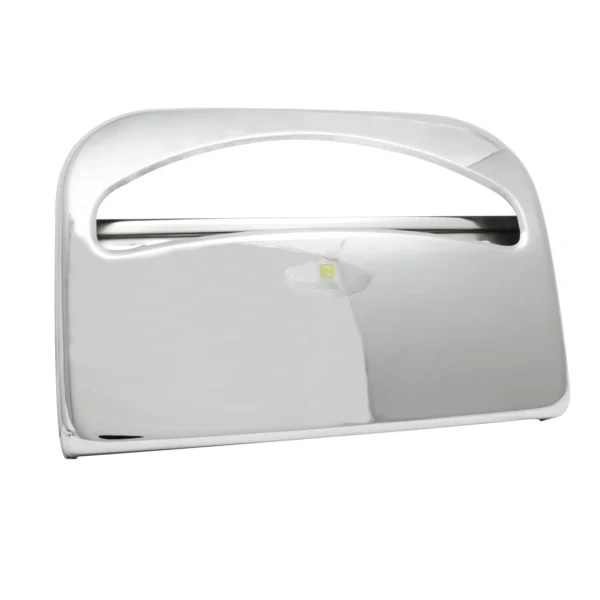 Thunder Group CRTSCD3812 16" x 11-1/2" x 3", Half Fold Toilet Seat Cover Dispenser, Chrome Metal