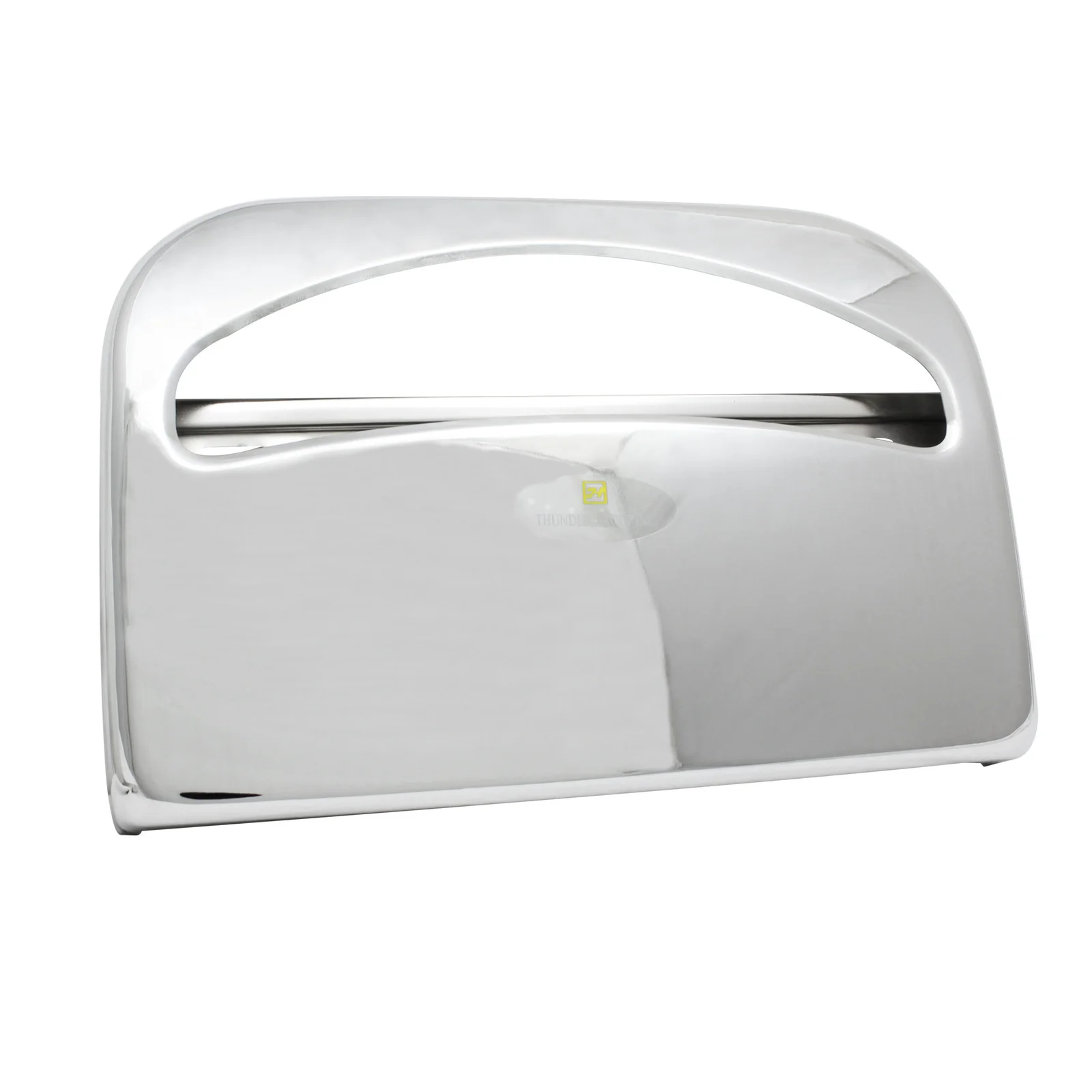 Thunder Group CRTSCD3812 16" x 11-1/2" x 3", Half Fold Toilet Seat Cover Dispenser, Chrome Metal