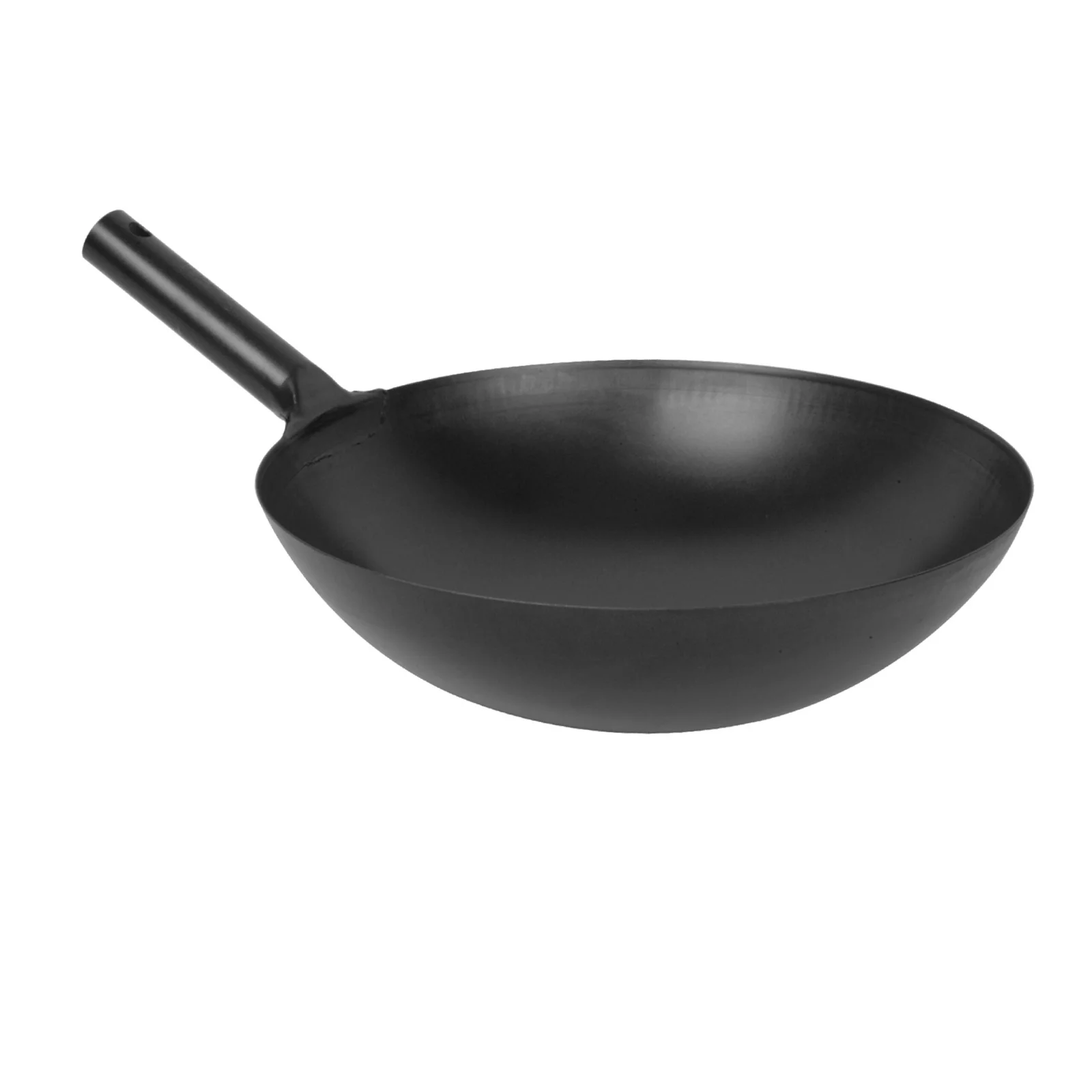 Thunder Group IRJWC002 16" Diameter x 4-3/4" Height, Japanese Jin-Ping Wok, Extra Strength Sandwiched Steel
