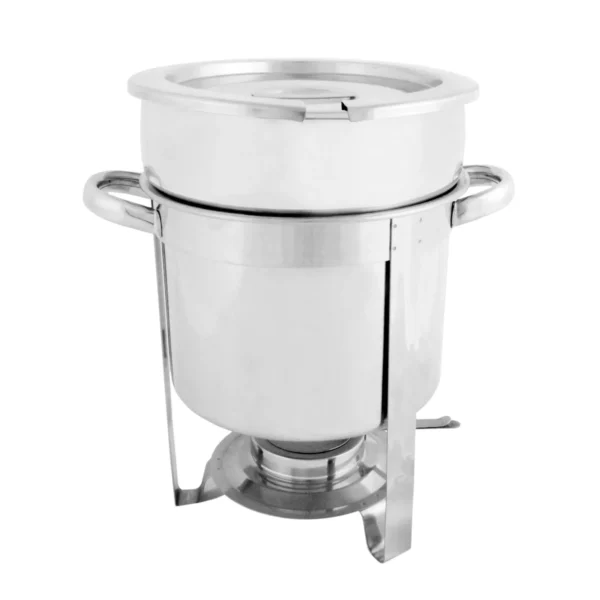 Thunder Group SLRCF8307 7 qt, 12-1/2" x 9-1/4" x 13-1/4" Marmite Chafer, Stainless Steel