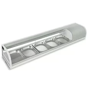Ultimate Marchia MSU170S Refrigerated Sushi Display Case | 71" 5-Pan Countertop