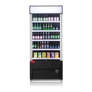 Westlake LD3-2Z-C2 | Restaurant Commercial Open Air Merchandiser Refrigerated Display Cooler Black Air Curtain
