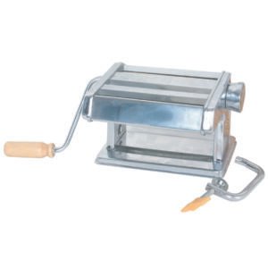 Thunder Group GN001 8" x 8" x 5-1/2" Manual Noodle Machine for Fresh Noodles and Pasta, Comes with Table Clamp