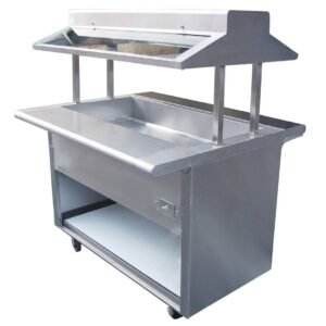L&J ECTL-72 72" Electric Cafeteria Steam Table, 5 Pan