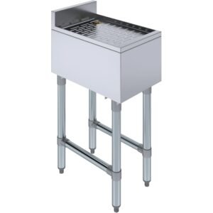 Express KitchQuip underbar drainboard, 20-gauge type 304 stainless steel with 3 inch backsplash
