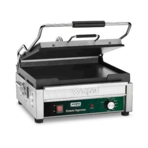 Waring WFG250 Tostato Supremo Large Flat Toasting Grill - 120V (14.5" x 11" cooking surface)