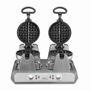 Waring WW250BX2 Double Belgian Waffle Maker with Serviceable Plates - 208V, 2700 Watts, 13 Amps