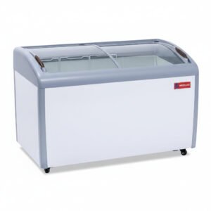 Westlake WK-SD360JY 50" Ice Cream Display Freezer, 13 Cu. Ft., Curved Sliding Glass Lid
