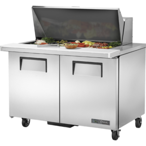 True TSSU-48-18M-B-HC 48" Mega Top Sandwich & Salad Prep Table