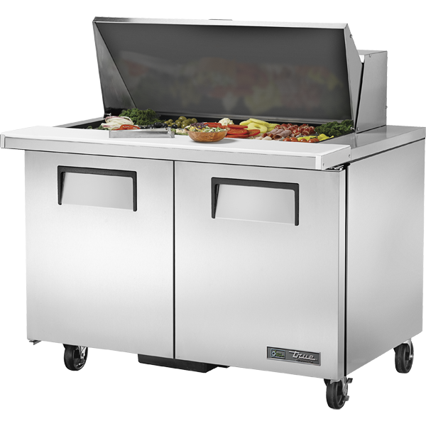 True TSSU-48-18M-B-HC 48" Mega Top Sandwich & Salad Prep Table