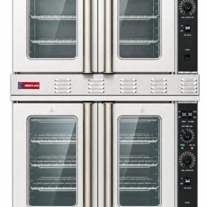 Westlake GCO613S Commercial Gas Convection Oven, Double Stack, Full Size, 2 x 54,000 BTU
