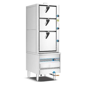Dukers Gas Commercial Steam Cabinet – 24" or 36", 3 Compartments