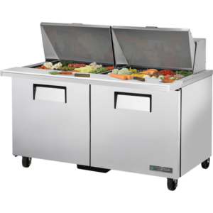 True TSSU-60-24M-B-ST-HC 60" Mega Top Sandwich & Salad Prep Table
