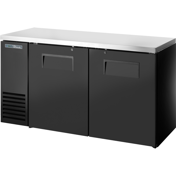 True TBB24-60-2S-Z1-SFT-B-1 60" Back Bar Cooler