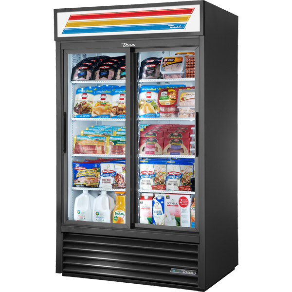 True GDM-41-HC-LD 47" Glass Door Merchandiser Refrigerator