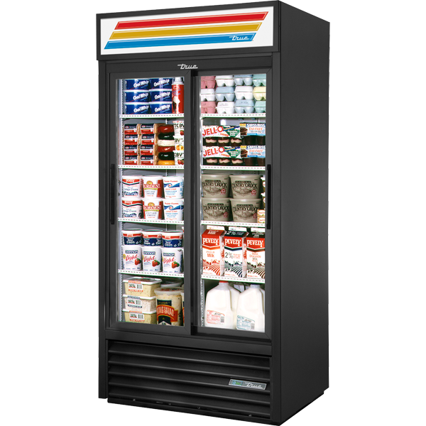 True GDM-33-HC-LD 40" Glass Door Merchandiser Refrigerator